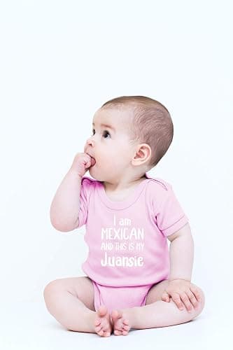 CBTwear I Am Mexican and This Is My Juansie Funny Baby Bodysuit thumbnail 2