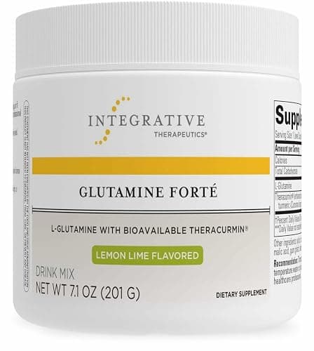 Integrative Therapeutics Glutamine Forté - Daily Health Supplement* - Gut Support Drink Mix* - Vegan, Gluten-Free & Dairy-Free - Lemon Lime Flavored - 7.1 oz (30 Servings) - Image 1