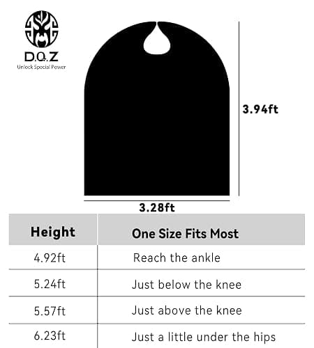 D.Q.Z Adults Superhero Cape and Mask, Men Women Super Hero Costumes, Halloween Vampire Capes - Gold thumbnail 5
