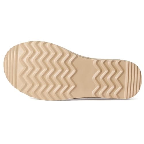 bebealy Genuine Suede Fuzzy Slippers for Women Winter Warm House Shoes Cozy Mini Boots for Indoor Outdoor thumbnail 6