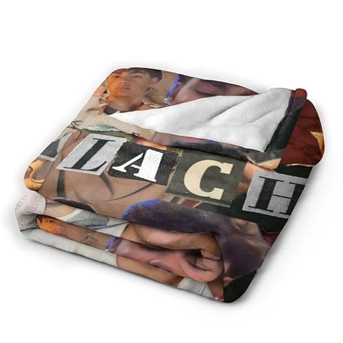 Malachi and Barton Super Soft Flannel Wrestling Champion Blanket, Lightweight Comfortable Plush Blanket for Home Living Room Sofa Bedding, Wrestling Fans Gift Black 50"X40" thumbnail 4