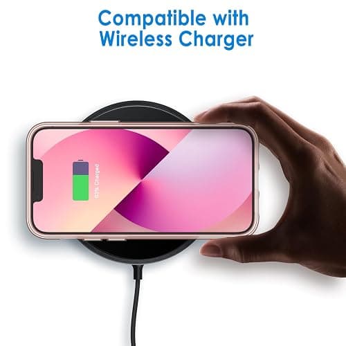 JETech Case for iPhone 13 6.1-Inch, Non-Yellowing Shockproof Phone Bumper Cover, Anti-Scratch Clear Back (Pink) thumbnail 4