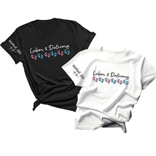 Leeprints L&D Sweatshirt, Personalized LD Shirt, Nurse Appreciation Gift thumbnail 4