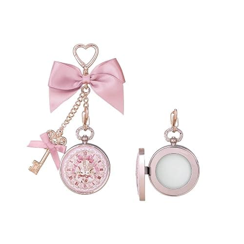 Flower Knows Bunny Garden Lip Balm & Bag Charm, Pink Keychain with Mirror | Long-Lasting Hydrating Lip Care with Nourishing Oils, Softening Formula, Gift-Ready Beauty Accessory (02 Creamy White) - Image 1