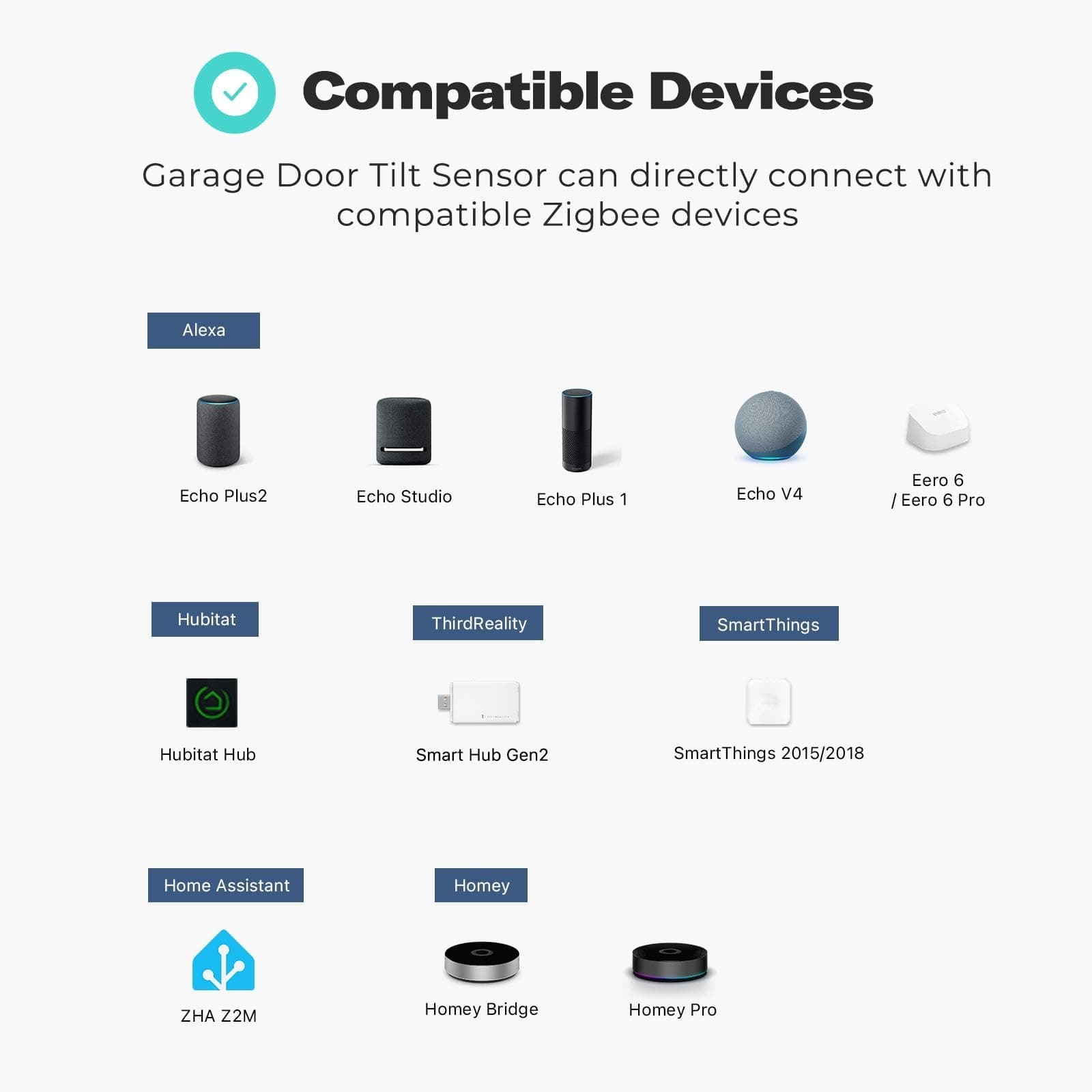 THIRDREALITY Zigbee Smart Garage Door Tilt Sensor thumbnail 5