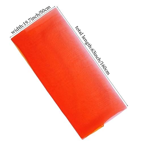 Rbenxia Long Chiffon Scarf Lightweight Sheer Scarf for Women Colorful Shawl for Spring Summer Beach Party Accessories thumbnail 2