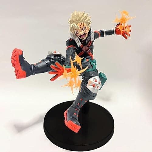 YLQANONG Bakugo Figures MHA Anime Figure Statues Midoriya Izuku Todoroki Shouto Toga Himiko Anime Action Figurine 16CM thumbnail 2