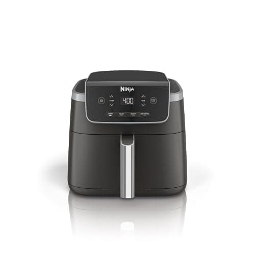 Ninja Air Fryer Pro 4in1, 5 QT (4.7 L) Capacity, Fry, Roast, Bake, Reheat, Dehydrate, Crisp Technology, Nonstick Basket & Crisper Plate, Grey, AF141C (Canadian Version) - 4 in 1 - Image 1