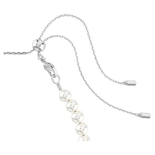 Swarovski Ariana Grande Collection, Clear Crystal & Pearls, Rhodium Finish, Necklaces, Earrings and Bracelets thumbnail 3