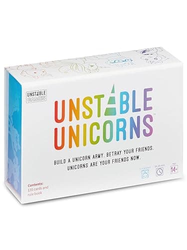 Unstable Games Unstable Unicorns Card Game - Strategy Party Game for 2-8 Players, Ages 8 and Up - Funny Family Game Night Card Game from the Creators of Here to Slay - Image 1