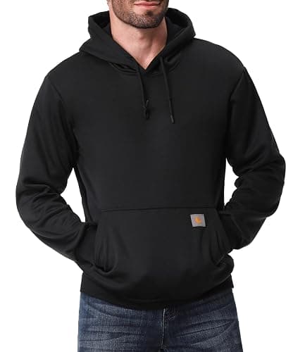 TUAOVA Men's Relaxed Fit Fleece-Lined Pullover Hooded Sweatshirt Comfortable and Soft thumbnail 3