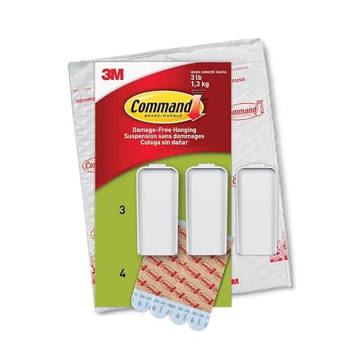 Command Large Canvas Hangers, 3 Canvas Hangers and 4 Command Strips, Damage-Free Hanging Sawtooth Frames, No Tools Wall Hooks for Home Decor, Holds up to 3 lb 18"x24" Canvas - Image 1