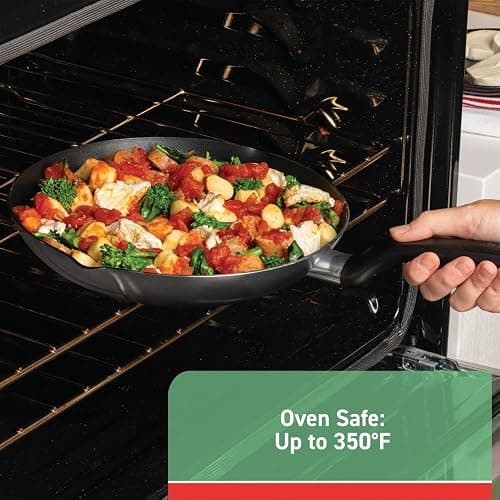 T-fal Specialty Nonstick Stockpot With Lid 12 Quart, Oven Broiler Safe 350F, Stay-Cool Handles, Kitchen, Cookware, Pots and Pans, Stock Pot, Soup Pot, Cooking Pot, Dishwasher Safe, Black thumbnail 5