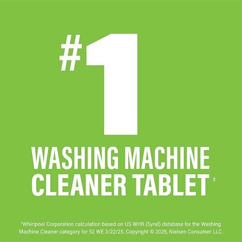 Affresh Washing Machine Cleaner, Helps Power Away Odor Causing Bacteria & Grime Deep Inside Pump, Valve & Hoses, 6 Time Release Tablets, 6 Month Supply thumbnail 2