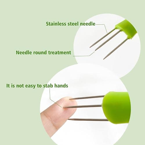 KIKINIKO Pickle Fork 2 Pack pickle grabber, olive fork pickle picker pickle gift kitchen gadgets pickle gifts pickle forks for the jar pickle holder thumbnail 7
