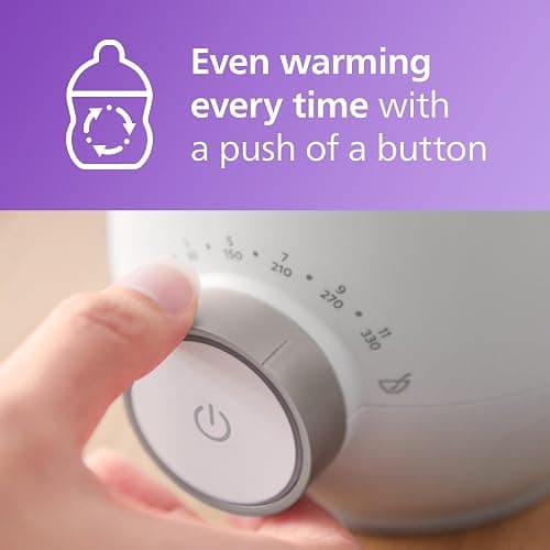 Philips AVENT Fast Baby Bottle Warmer with Smart Temperature Control and Automatic Shut-Off, SCF358/00 thumbnail 4