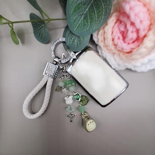 Safe Zone Playpen Cute Cat Keychain, Fuzzy Kitty Decor Gift for Cat Lovers, Heart Bow Pendant, Women Girls Kawaii Bag Charm - Anime thumbnail 6