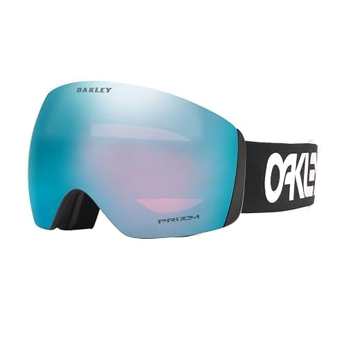 Oakley Flight Deck MEDIUM/LARGE Ski Goggles for Men for Women | In Black, Factory Pilot Black & Matte Black. Bonus kit: cleaning spray, cloth, screwdriver & mirror. - Image 1