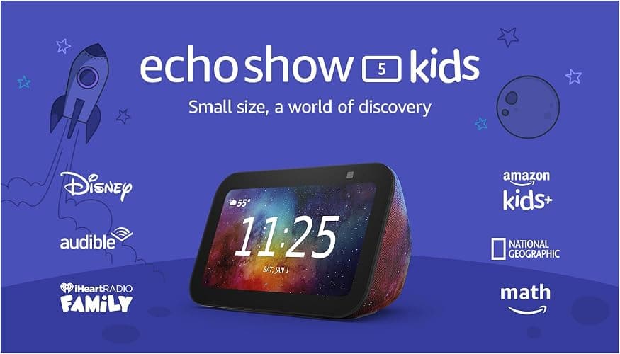 Amazon Echo Show 5 Kids (newest model), Designed for kids, with Alexa+ Early Access, parental controls, Includes 1 year of Amazon Kids+, Galaxy thumbnail 10