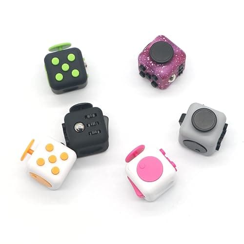 Appash Cube Fidget Toy Stress Anxiety Pressure Relieving Toy Great for Adults and Children[Gift Idea][Relaxing Toy][Stress Reliever][Soft Material] (Black & Black) thumbnail 8