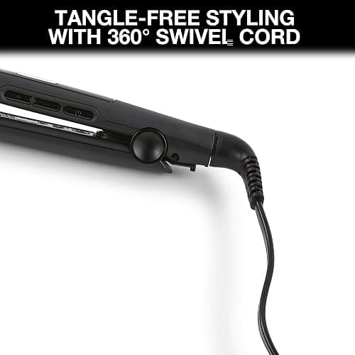 Remington 1" Flat Iron, Hair Straightener with Anti-Static Technology, Rapid 30-Second Heat-Up, 60-Minute Auto Shut-Off, 30% Longer Ceramic Floating Plates, and Titanium-Ceramic Coating thumbnail 8