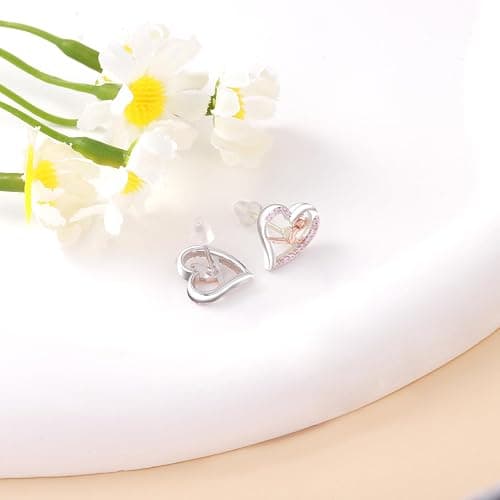 925 Sterling Silver Sport Gymnastics Stud Earrings | Gymnastics Gifts for Teen USA Gymnast Ear Studs Jewelry Gift Gymnastics Sports Jewelry for Granddaughter Christmas Gift thumbnail 5