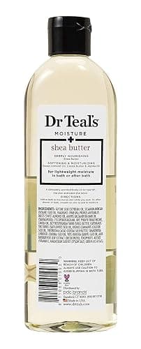 Dr. Teals Bath & Body Oil Variety Gift Set (2 Pack, 8.8oz Ea.) - Ultra Rich Shea Butter & Nourishing Coconut Oil - Essential Oils Hydrate Skin & Alleviate Daily Stress - At Home Spa Kit thumbnail 5