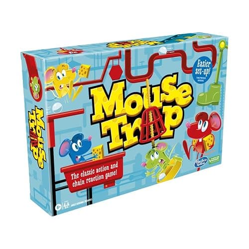 Hasbro Gaming Mouse Trap Board Game for Kids Ages 6 and Up, Classic Kids Game for 2-4 Players with Easier Set-Up than Previous Versions, Multicolor, One Size thumbnail 4