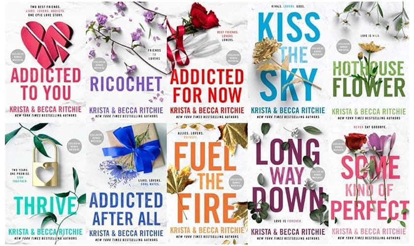 ADDICTED Series by Krista & Becca Ritchie Complete 10 Book Set - Image 1