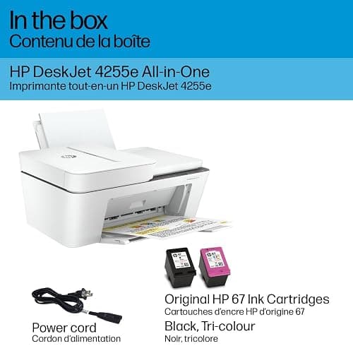 HP DeskJet 4255e Wireless All-in-One Colour Inkjet Printer, Scanner, Copier, Best for Home, 3 Months of Ink Included (588S6A) thumbnail 6