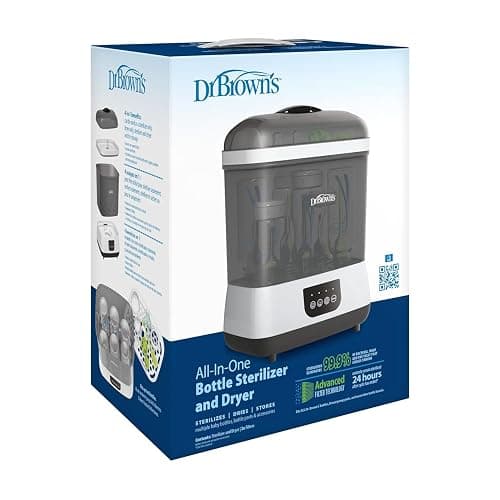 Dr. Brown's All-in-One Sterilizer and Dryer for Baby Bottles, Parts & Other Newborn Essentials - All-in-One Sterilizer & Dryer thumbnail 24