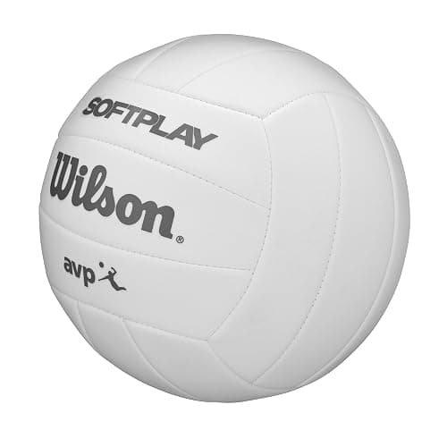 WILSON AVP Soft Play Volleyball - Official Size, White thumbnail 3