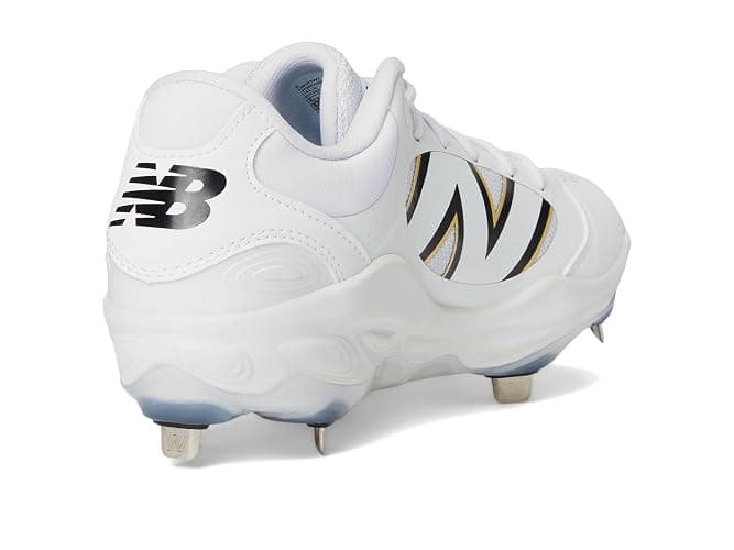 New Balance Men's Fresh Foam X 3000 V7 Baseball Shoe, White/Black, 8.5 W thumbnail 5