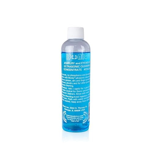 iSonic CSGJ01-8OZx1 Ultrasonic Jewelry/Eye Wear Cleaning Solution Concentrate,Blue - Image 1