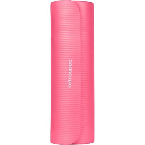 Retrospec Solana Yoga Mat Thick 1/2in Non-Slip Workout Mat with Nylon Strap - 72x24in Exercise Mat for Pilates, Stretching & Fitness - BPA Free, Easy Clean thumbnail 2