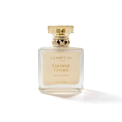 Glampton Luxe Coconut Cream Eau de Parfum for Women, Tropical Coconut Fragrance with Coconut Milk, Jasmine, White Musk & Tonka Bean, Long Lasting Perfume Spray, 3.4 Fl Oz - Image 1