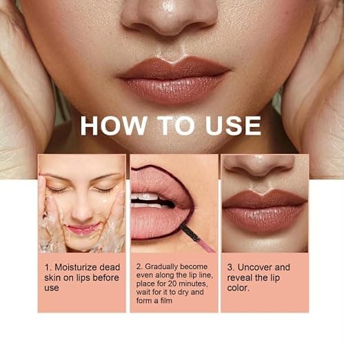 HYDRÈNE Lip Stain Peel Off & Lip Liner – Mauve Nude Long Lasting Waterproof Velvet Matte Lip Stain, Smudge-Proof Transfer-Resistant Lip Glaze, 02 MUAH-ve 3.5ml (Mauve Nude) thumbnail 5
