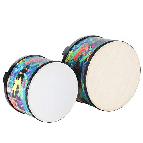 Floor Tom Drum for Kids 10 inch Percussion Instrument Music Drum with 2 Mallets for Baby Children Special Christmas Birthday Gift thumbnail 8