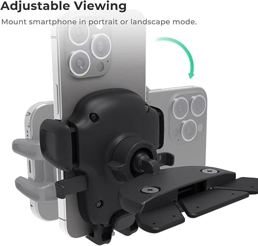 iOttie Easy One Touch Signature CD Slot Mount - Universal Car Phone Holder for iPhone, Google, Samsung, Moto, LG, and all other Smartphones thumbnail 3