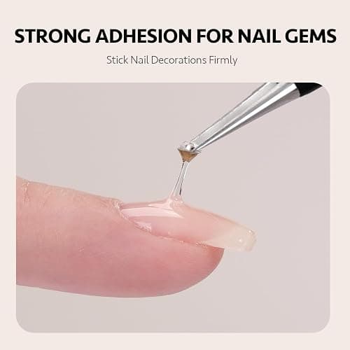 GAOY 3D Sculpting Gel for Nail Art, Semi-solid Modeling Gel for Rubbing Chrome Nail Powder, Sticking Rhinestones and Painting, No Wipe thumbnail 5
