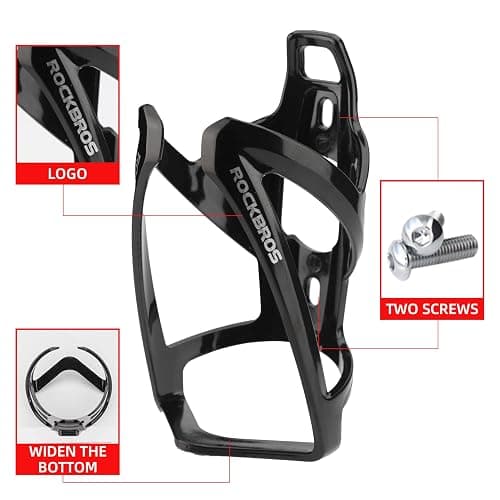 ROCKBROS Bike Water Bottle Holder Ultra-Light Bicycle Bottle Cages with Screws Tool, Universal Bike Cup Holder Rack for Road MTB Bikes… thumbnail 4
