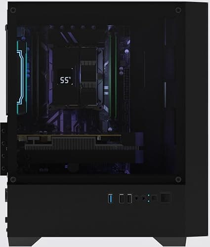 OKAMUS Gaming PC, i7 CPU, GTX 1660 Super 6GB Graphics, 512 GB M.2, 16 GB RAM Pre-Built Computer, RGB Fans x 4, Win 11 Home，WiFi 6 + 5.2/5.3, 550W PSU (i7+GTX 1660S+512GB+16GB) thumbnail 6