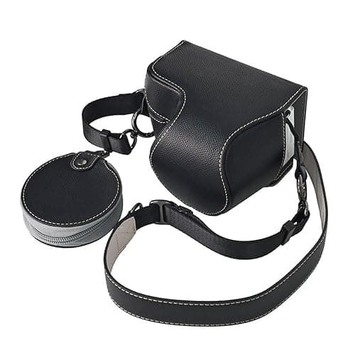 MUZIRI KINOKOO Camera Case for Sony ZV-E10 II, PU Leather Protective Case for Sony Alpha ZV-E10 II/ZVE10 II Camera with 16-50mm Lens - Removable Case with Shoulder Strap & Storage Pocket - Black thumbnail 8