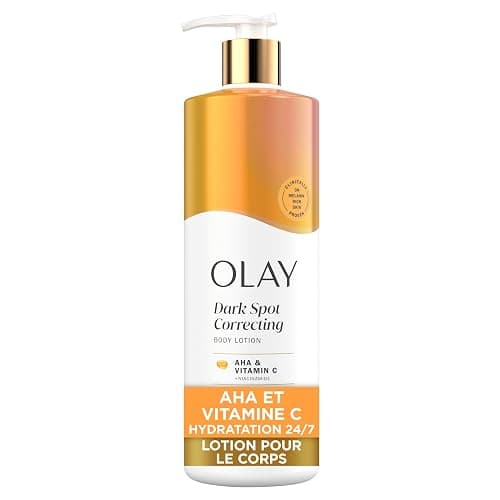 Olay Dark Spot Correcting Body Lotion with AHA, Vitamin C and Niacinamide, Exfoliating Body Lotion to Lift Away Discoloration, 502 mL thumbnail 2
