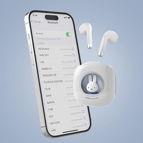 Miffy Bluetooth Wireless Earbuds Headset (Bule)，IPX5 Waterproof Ear Buds Headphones thumbnail 4