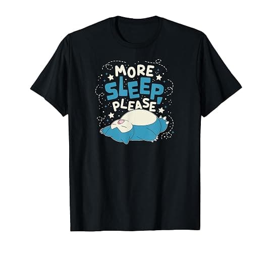 Pokémon - Snorlax More Sleep Please T-Shirt - Image 1