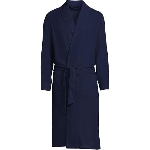 Lands' End Men's Flannel Sleepwear Robe thumbnail 3