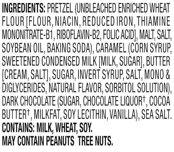 Dark Chocolate Caramel Pretzel Clusters With Sea Salt, Creamy Caramelized Snack Snacking Food Gift Treat, 6oz Choceur Bag thumbnail 3