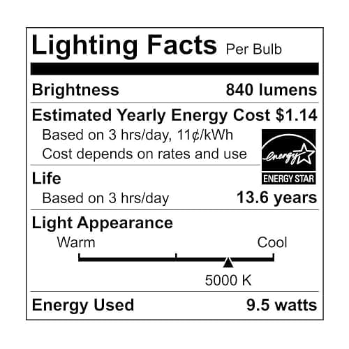 Ecosmart 8 Pack LED A19 Light bulb, 60w Equivalent (A19 Daylight) thumbnail 3