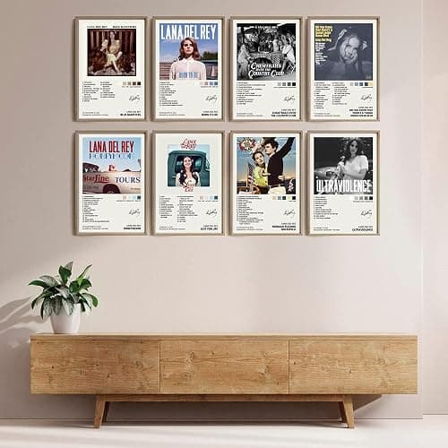 NILK Lana Poster Album Cover Limited Edition Posters (Set of 8) Unframed 8in X 12in(20 X 30cm) thumbnail 4